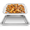 thumbnail image 1 of Air Fryer Basket for Oven Stainless Steel, Air Fryer Accessories Oven Rack and Crisper Tray, Nonstick, 1 of 7