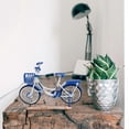 thumbnail image 2 of Simulation Bike Blue 1Pcs Plastic Materials Bike Figurine Space-Saving Design for Decor, 2 of 5