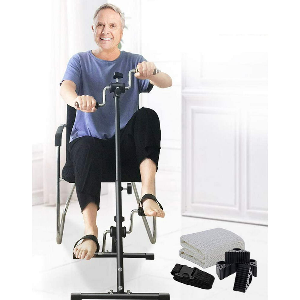 Pedal Exerciser Bike Hand Arm Leg and Knee Peddler Adjustable Fitness