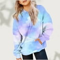 thumbnail image 2 of Mercatoo Cute Hoodies for Girls Tie Dye Oversized Pullover Gradient Sweatshirts Long Sleeve Trendy Shirts Teen 𝐏reppy Clothes, 2 of 5