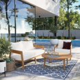 thumbnail image 4 of Brisbane 3-Piece Teak Wood Outdoor Patio Outdoor Patio Set-EEI-5834, 4 of 4