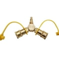 thumbnail image 4 of Adaptador Irfora Adaptador de conexión rápida de propano RV de 1/4 ``, divisor en Y de latón macizo, tanques, accesorios de manguera para acampar / cocinar / barbacoa al aire libre Irfora Adaptador, 4 of 6