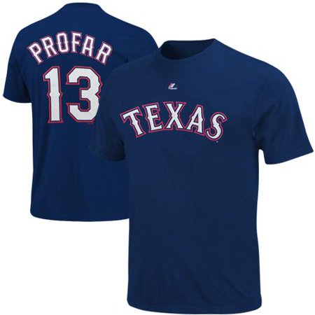 Majestic Jurickson Profar Texas Rangers Player Name & Number T-Shirt - Royal