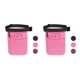 thumbnail image 1 of Speravity Riñonera de nailon portátil, bolsillos de almacenamiento de herramientas, cinturón deportivo, organizador plegable rosado 2piezas Speravity CBP159044, 1 of 6