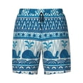 thumbnail image 4 of Lsque Mens Swim Trunks Sea Underwater Animals Pattern - Bathing Suit Compression Liner - Beach Swim Shorts Swimwear - (S-3XL) - Stretch Quick Dry -3X-Large, 4 of 9