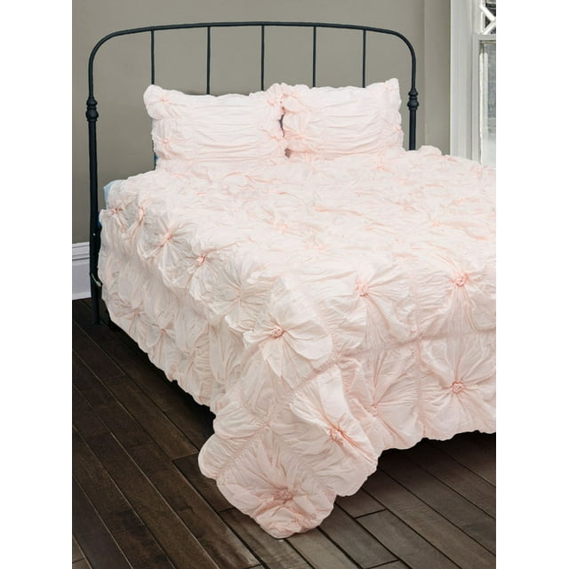 Set de edredón Rizzy Home BT1392 (poliéster, 173 x 218 cm), color rosa