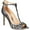 SMKGLT, variant on Jewel Badgley Mischka Womens Conroy Glitter Stilettos Dress Sandals