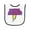 White and Black, variant on Inktastic These Fools Put My Cape on Backwards&reg; Superhero Baby Terry Cloth Bib
