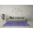 thumbnail image 3 of Ahgly Company Indoor Rectangle Oriental Blue Industrial Area Rugs, 2' x 5', 3 of 4