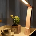 thumbnail image 3 of LED Desk Lamp - Minimalist Office Desk Lamp - Rechargeable Lamp with Bed, Study, and Work Desk Light Modes - Portable Table Desk Lamp for Back to School and Work from Home Setup - Pink,white, 3 of 8