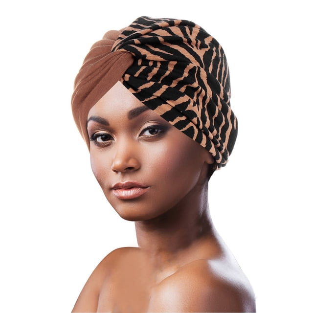 Womens Fashion Elastic Solid Color Comfortable Cap Beaded Large Cap for Women