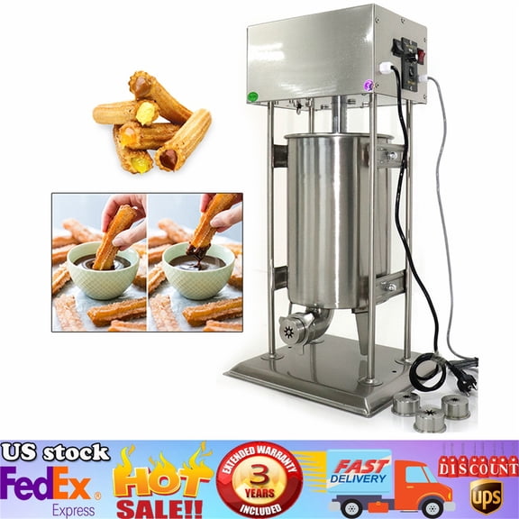 Commercial Vertical Electric Spanish Donuts Churrera Churros Maker Machine 15L