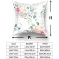 thumbnail image 5 of Spring Sage Green Leaf Pillow Covers 18x18 Set of 2, Eucalyptus Floral Watercolor Pillow Cases, Gray Seafoam Leaves Flowers Modern Throw Pillows Cover Decor Gifts for Bed Couch Sofa Living Room, 5 of 6