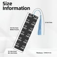 thumbnail image 3 of Kdxio I love Math Print Metal Tassel Bookmarks,Perfect Gift for Art Lovers and Bookworms Metal Bookmarks for Women, 3 of 8