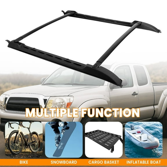 For 2005-2023 2018 Toyota Tacoma Double Cab Top Roof Rack Cross bars Side Rails