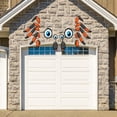 thumbnail image 5 of sruoe Halloween Wall Stickers, Halloween Outdoor Garage Door Decoration, Eyes Fangs Nostrils Decor Decals Sticker, Halloween Party Decor, Halloween Home Decorations, 5 of 5