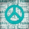 thumbnail image 2 of Grey, Jace 15x15 White Modern Wood Framed Museum Art Print Titled - Peace, 2 of 4