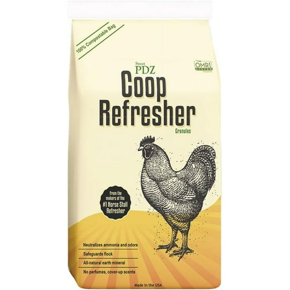 Chicken Coop Refresher, Chicken Coop Deodorizer, Organic, 10 lbs (2-Pack)