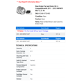 thumbnail image 2 of Rear Brake Pad and Rotor Kit 6 - Compatible with 2011 - 2013 INFINITI M37 3.7L V6 - Autopart Premium, 2 of 2