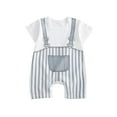 thumbnail image 2 of Baby Deals!Cotton Jumpsuit for Baby GirlsBoys,Baby Boys Girls Bodysuit Short Sleeve Romper Jumpsuit,Baby One Piece Rompers Loose Round Neck Cute Print Romper for Boys Girls Outfits Pajama, 2 of 4