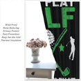 thumbnail image 3 of Golf Curtains & Drapes Sports Theme Curtains Ball Gaming Blackout Curtains Boys Teens Men Golf Club for Home Kitchen Livingroom Coffee Room Window Curtain 2Panel 84" W X 84" L, 3 of 6