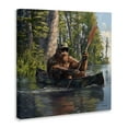 thumbnail image 4 of Stupell Industries Mythical Monster in Canoe Fantasy & Sci-Fi Painting Wrapped Canvas Art Print Wall Art, 17 x 17, 4 of 8