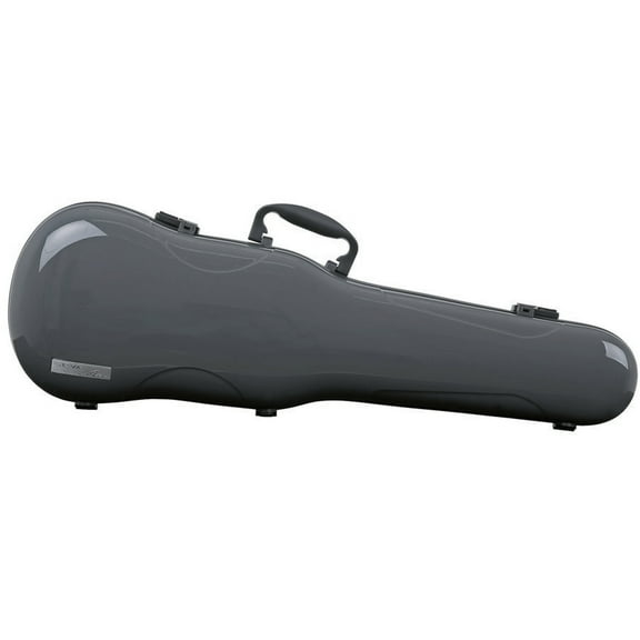 GEWA Air 1.7 4/4 Shaped Grey Violin Case - Thermoplast Shell & Velour Interior