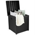 thumbnail image 6 of Storage Box - 50-Gallon Container for Patio Storage - Durable and Fade-Resistant Resin Deck Box - Outdoor Furniture by Pure Garden (Black), 6 of 25