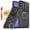 Black, variant on Kryonix for Samsung Galaxy A36 5G 6.7'' Case with Screen Protector,Includes a Sliding Camera Cover,360° Magnetic Rotated Ring Kickstand,Military Grade Shockproof Protective Cover,Pink