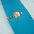 thumbnail image 2 of Brain Waves Waving Funny Humor Square Tie Bar Clip Clasp Tack- Silver or Gold, 2 of 5