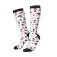 thumbnail image 2 of Daiia Sports Socks Dachshund Dog Puppy Printed Novelty Crew Socks for Men Women Knee High Socks Cotton Socks Soft & Breathable Support Unisex Socks, 2 of 9