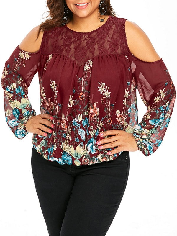 Juniors Sore Not Sorry V285 Off-Shoulder Long Sleeve T-Shirt Black