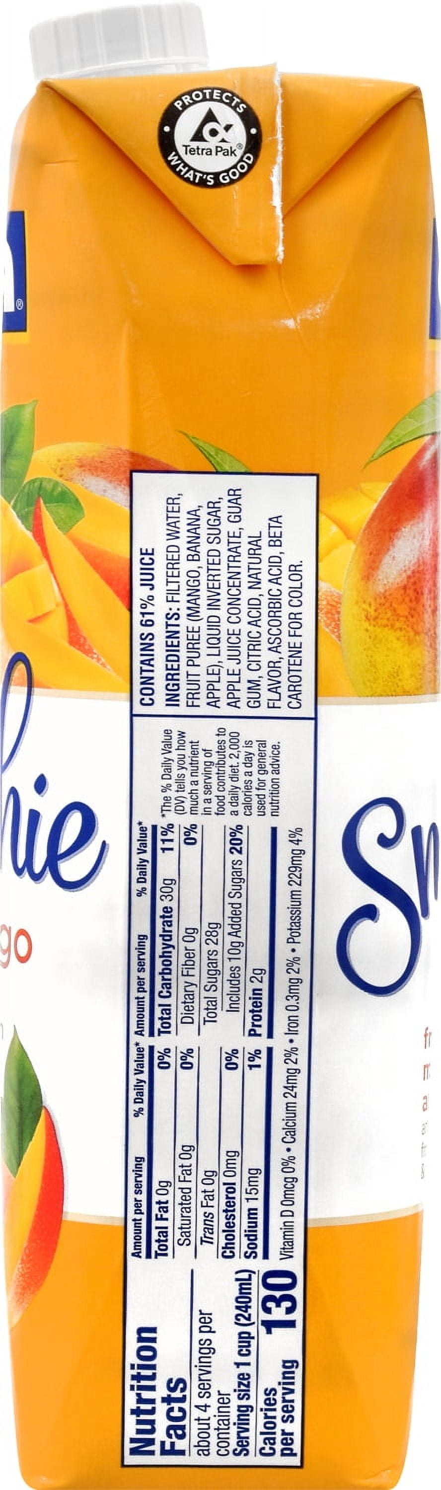 Goya Smoothie Mango, Beverage, 33.8 fl oz Carton