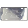 thumbnail image 2 of Chevrolet Bow Tie Anodized Metal License Plate, 2 of 2
