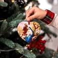 thumbnail image 4 of OAVQHLG3B Christmas Tree Decorations Nativity Scene Ornaments Acrylic 3D Christmas Hanging Ornament for Indoor Outdoor Decoration Party Supplies, Birth of Jesus Christian Decor Religious Gift, 4 of 6