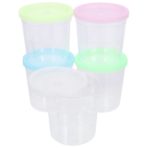 Uonlytech 12Pcs Jellyfish Cups with Lids Assorted Color Fashion for Flower Arrangement
