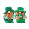 thumbnail image 2 of EGNMCR St.Patrick'S Day Handmade Gnome Decorations for Irish March Saint Paddy's Day Gift, Shamrock Elf Dwarf Home Decorations (St. Patrick's Day Green Gnome) Fall Decor - Fall Savings, 2 of 9