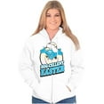 thumbnail image 4 of Smurfs Egg-Cellent Easter Egg Hunt Zip Up Hoodie Men's Women's Brisco Brands S, 4 of 5