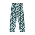 thumbnail image 3 of Vsdgher Daisies Flowers Print Mens Pajama Pants Sleep & Lounge Pants, PJ Bottoms With elastic waistb and Pockets, 3 of 5