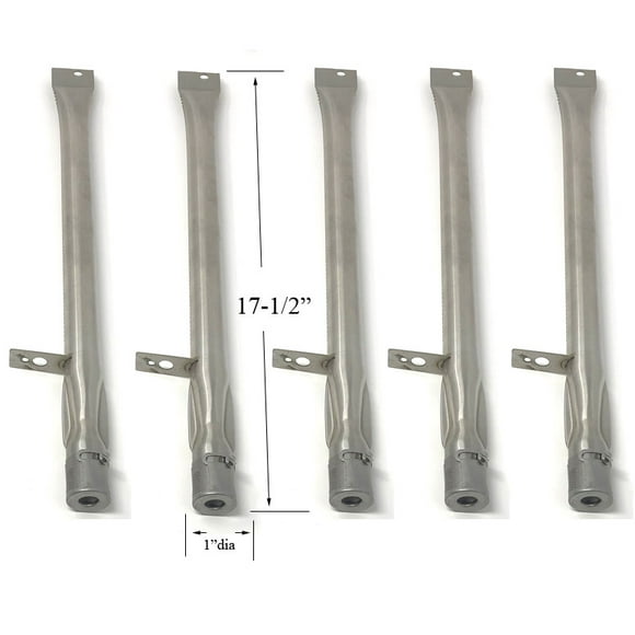 Replacement STAINLESS STEEL BURNER For SAMS GR2210601-MM-00, GR2210601-MM-00 Gas Models, 5-Pack