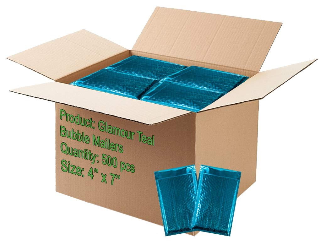 500 Pack Bubble mailers 4x7. Padded envelopes 4 x 7. Exterior Size 5x8