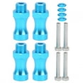 thumbnail image 4 of M Buder 12 Piezas 1/10 a 1/8 Modelo de Coche RC Aleación de Aluminio 12mm a 17mm Adaptador de Cubo de Rueda Acoplamiento Azul Extensión de 30mm 1.2 pulgadas, 4 of 9