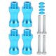 thumbnail image 4 of Adaptador De Cubo De Accionamiento De Extensión De La Rueda, Rueda De Extensión RC De 12 Piezas Azul/rojo/plateado 12pcs, Para El Modelo RC Para El Uso Al Aire Libre 1/10 Camión, 4 of 7