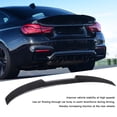 thumbnail image 3 of Car Rear Spoiler Wing Extension Trunk Spoiler Lip Spoiler for F30 3 Series Sedan M4 F80 2012-2018 with ABS Racing Style Easy to Install No Drill, 3 of 7