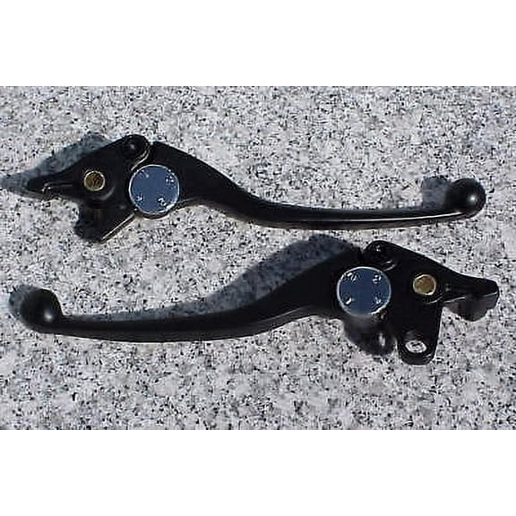 Kawasaki Ninja ZX7 ZX7R ZX9 ZX9R ZX11 ZRX 1200 BLACK FRONT BRAKE & CLUTCH LEVERS