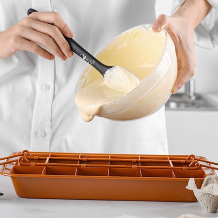 Partition Baking Stainless Steel Baking Tray with Non-stick Coating Bakeware with ...