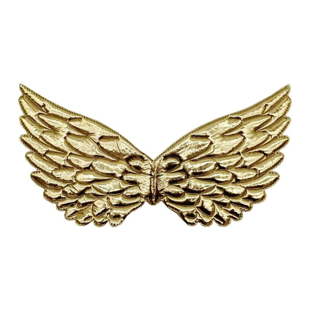 Accesorio de disfraces de alas de ángel para niños, disfraz de ángel para fiestas, regalos de cumpleaños, dorado