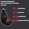 thumbnail image 6 of HQinX Heated Car Seat Cushion,Adjustable Temperature, PU Leather,with Thermostat and Overheat Protection,for Cars Trucks Vans SUV - Black, 6 of 9