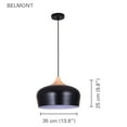 thumbnail image 2 of Xtricity - Suspension, Largeur 13,8 Pieds', de la Collection Belmont, Noir, 2 of 3