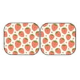 thumbnail image 5 of Lsque Hand Drawn Strawberry 2 PCS Windshield Sun Shade | CarFoldable Window Covers | Car Accessories Reflect UV for Universal Cars SUV Truck | Large, 5 of 7